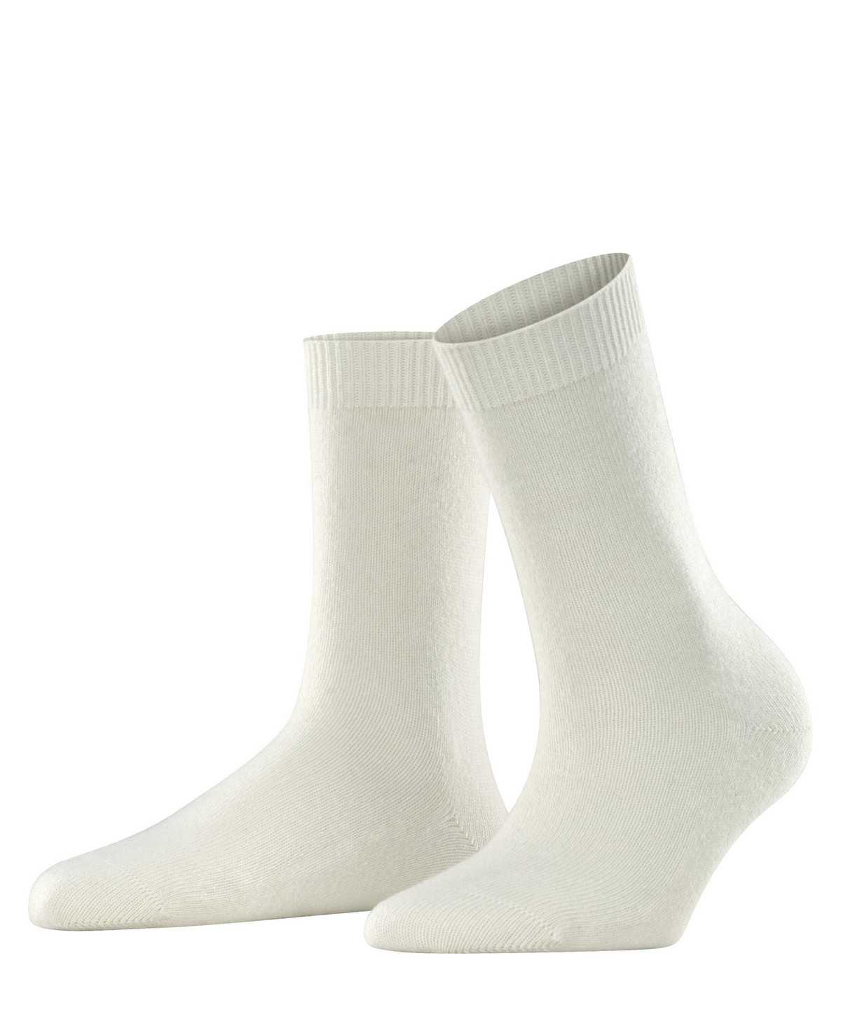 Women Falke Cosy Wool Socks Socks White | KWQPBX586