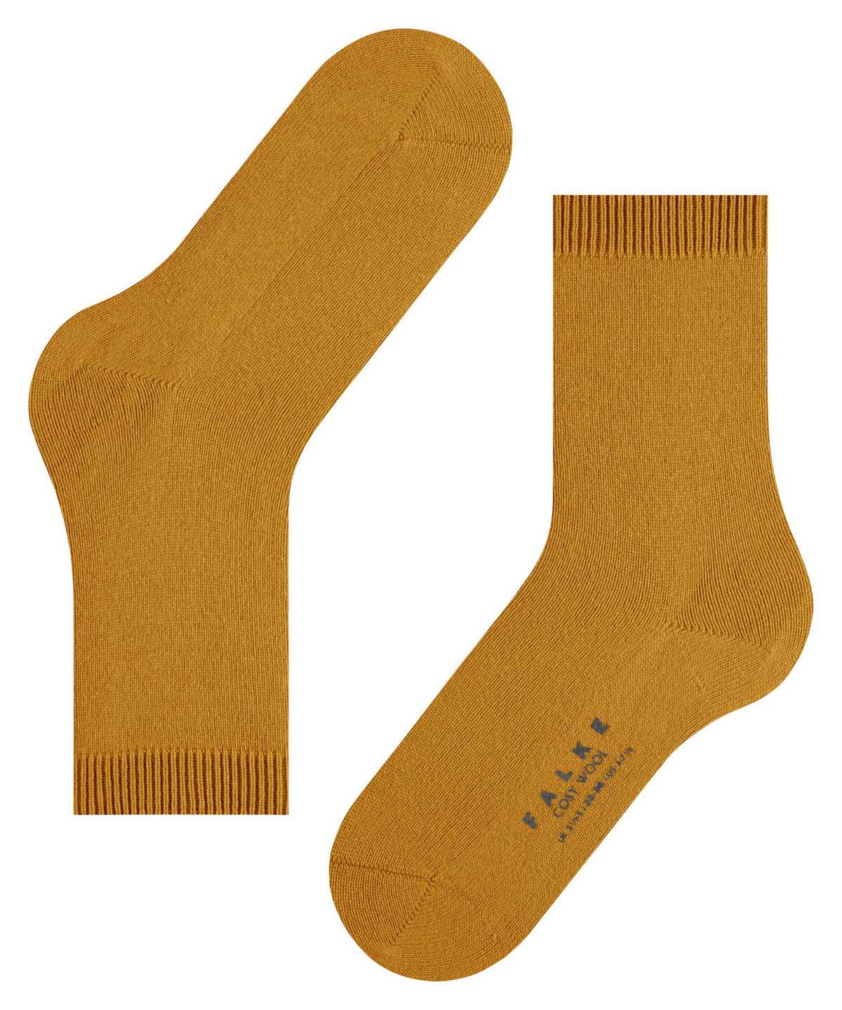 Women Falke Cosy Wool Socks Socks Yellow | RMPNOJ950