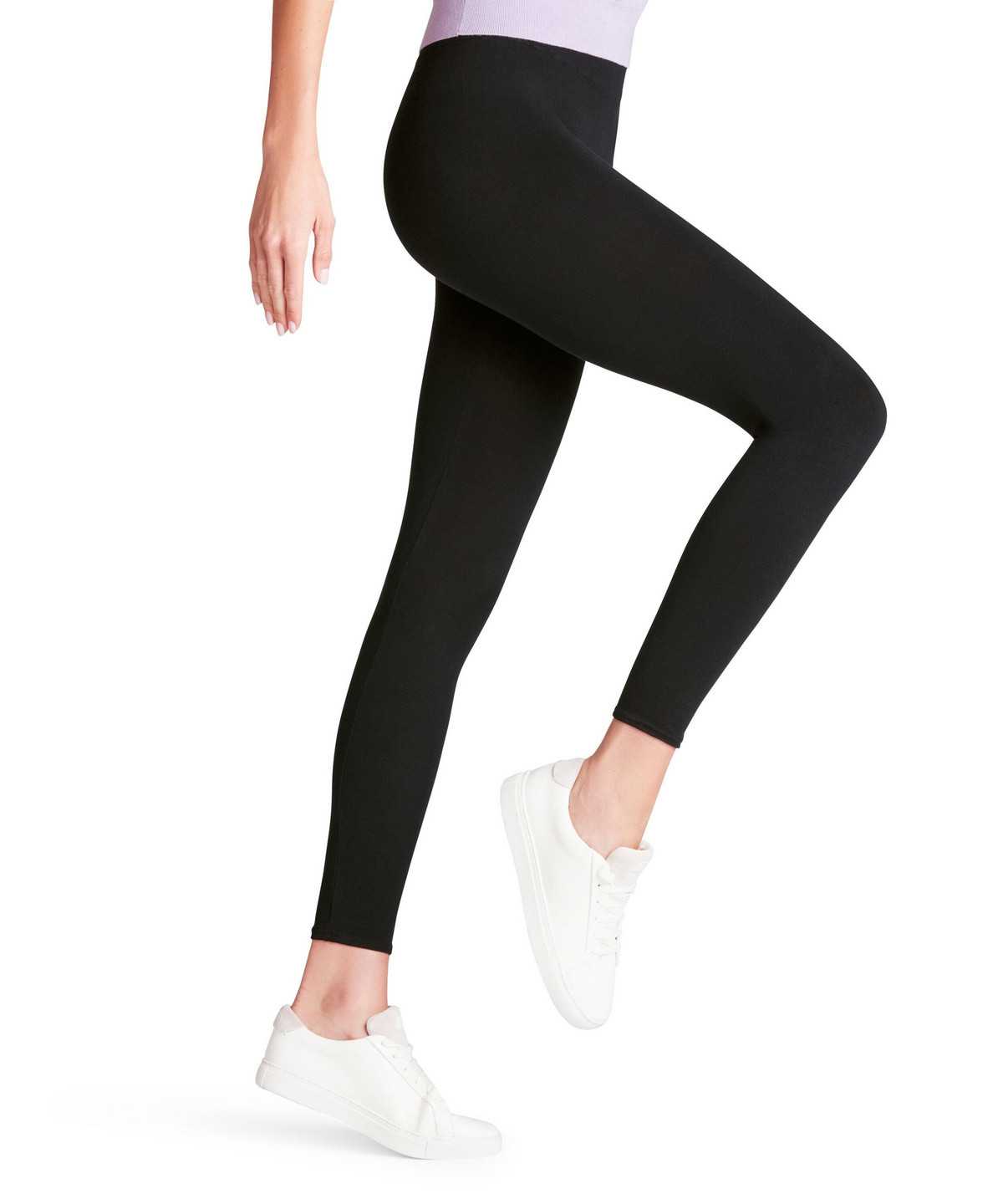 Women Falke Cotton Seamless Leggings Leggings Black | LOHJAC895