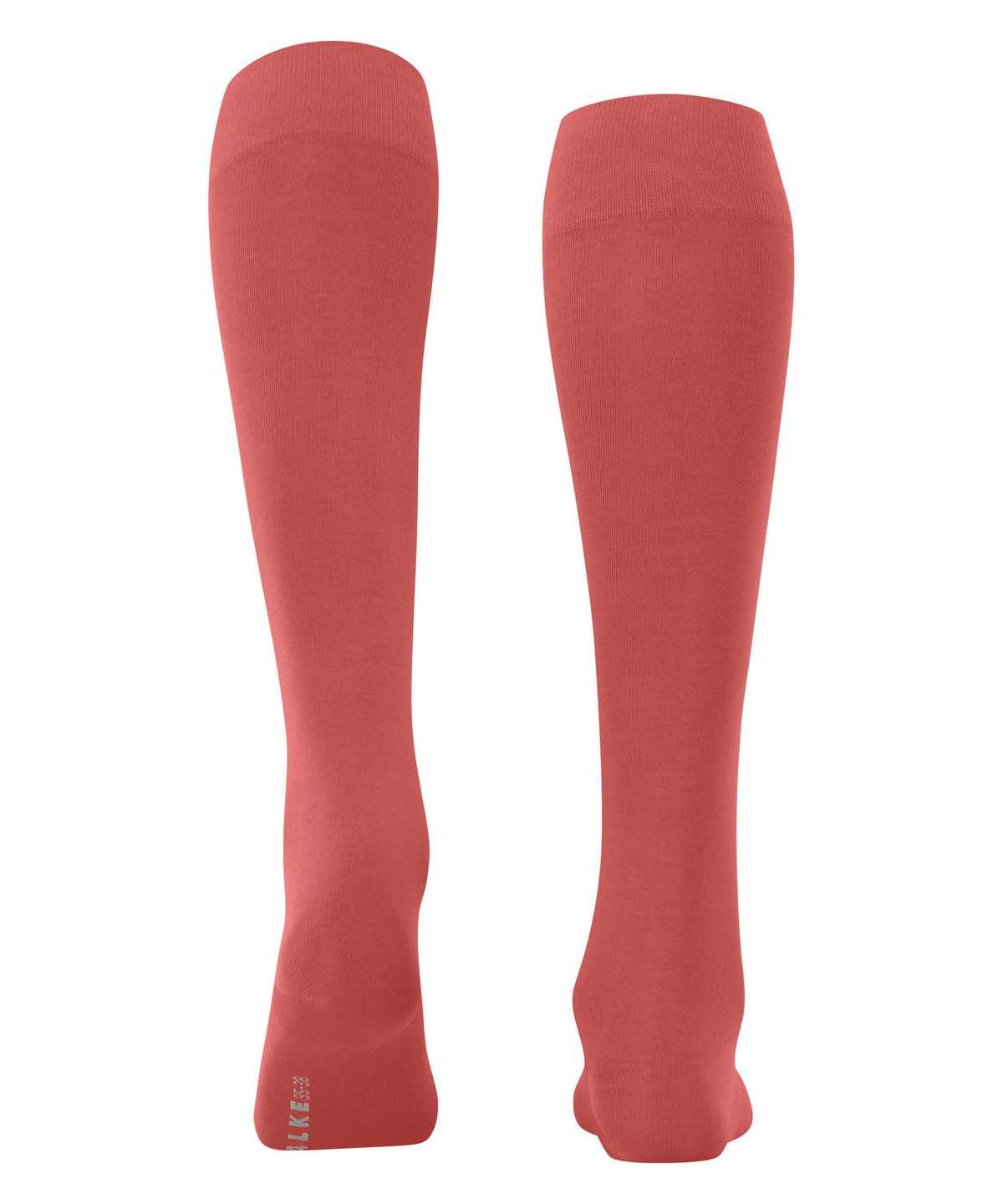 Women Falke Cotton Touch Knee-high Socks Socks Red | DYSTHO081