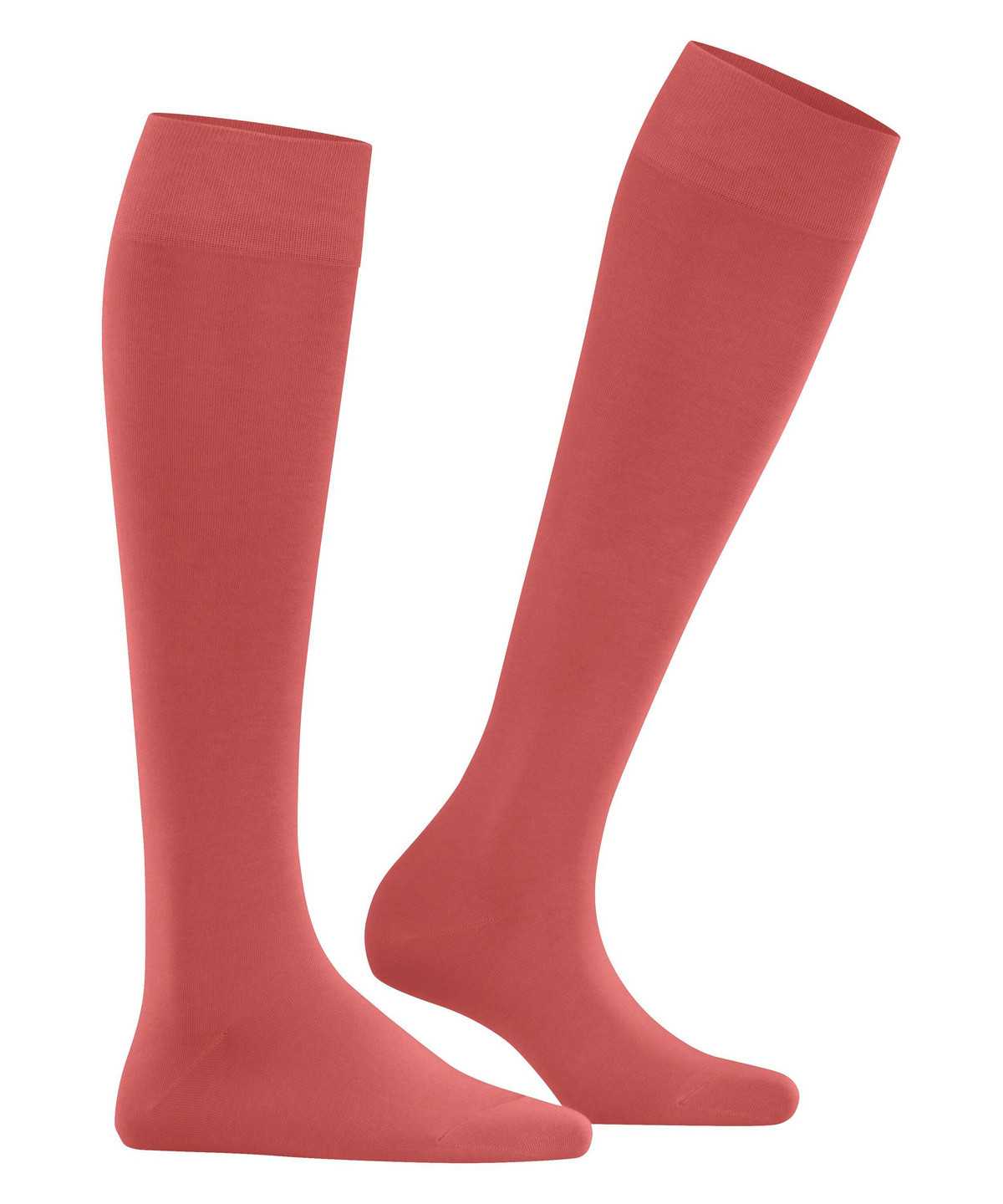 Women Falke Cotton Touch Knee-high Socks Socks Red | DYSTHO081