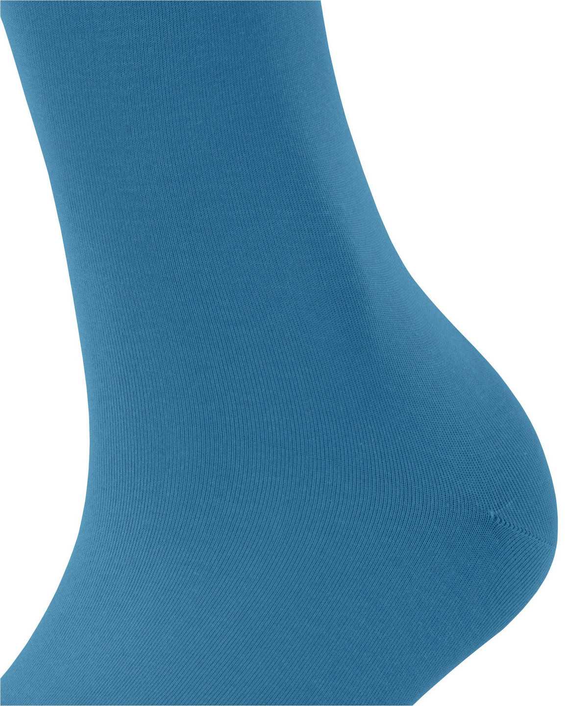 Women Falke Cotton Touch Knee-high Socks Socks Blue | WAULDG348