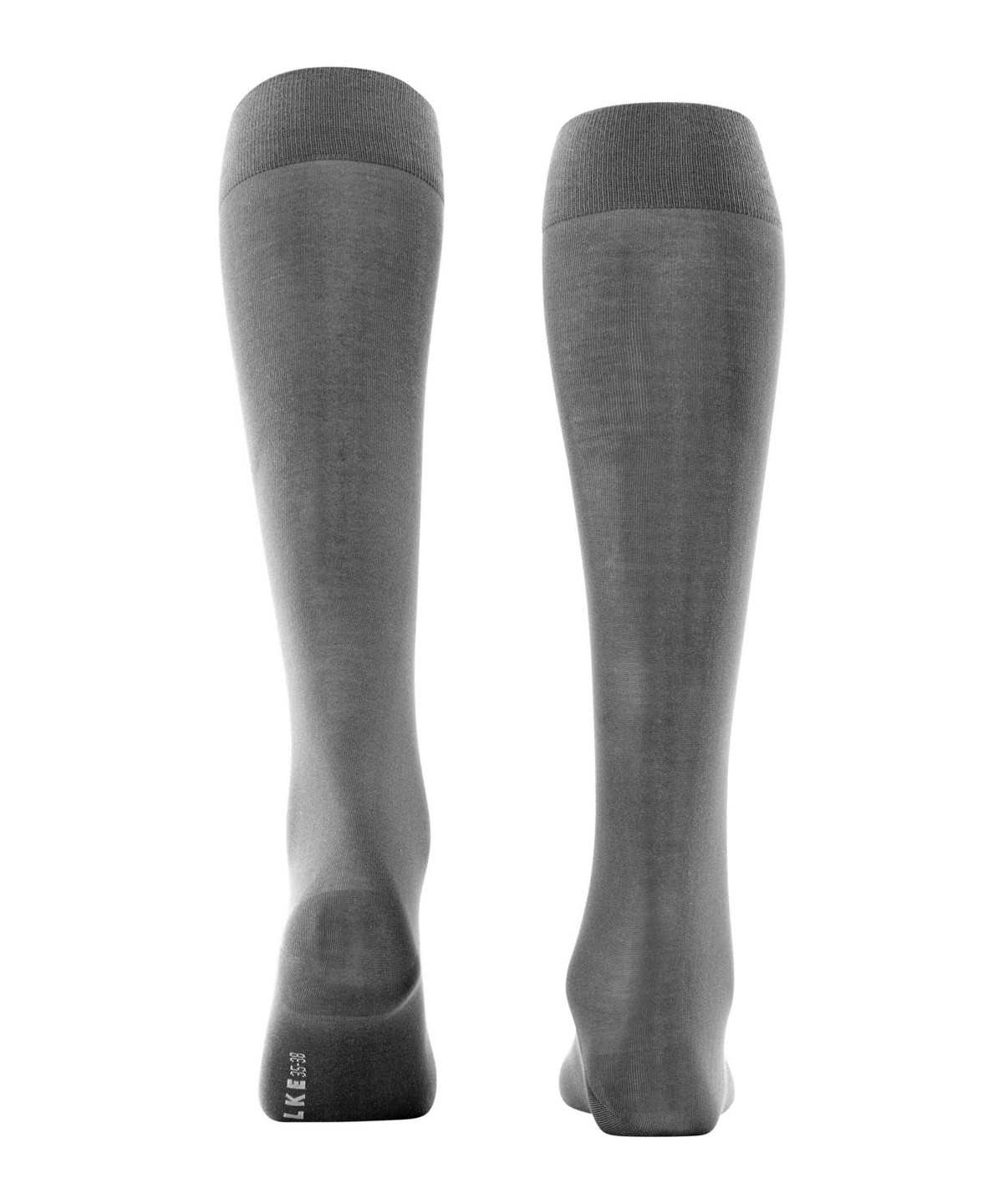 Women Falke Cotton Touch Knee-high Socks Socks Grey | RNFOPK692