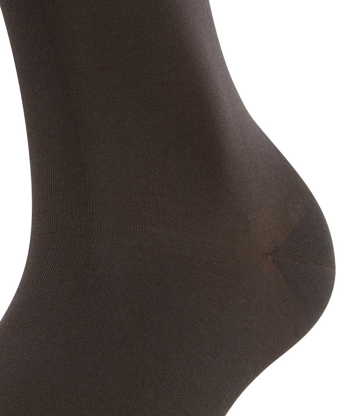 Women Falke Cotton Touch Knee-high Socks Socks Brown | UXZSAW713