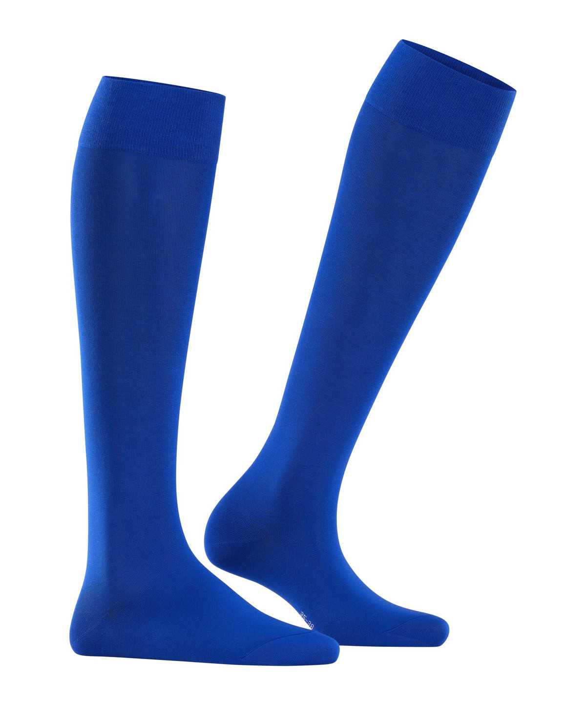 Women Falke Cotton Touch Knee-high Socks Socks Blue | PQNJLC793