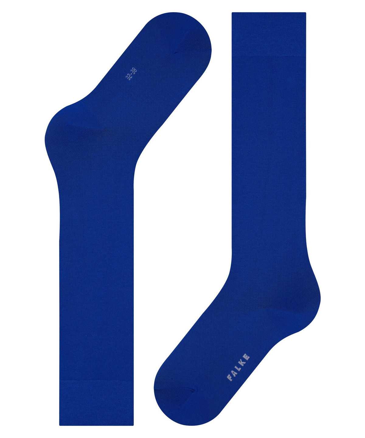 Women Falke Cotton Touch Knee-high Socks Socks Blue | PQNJLC793