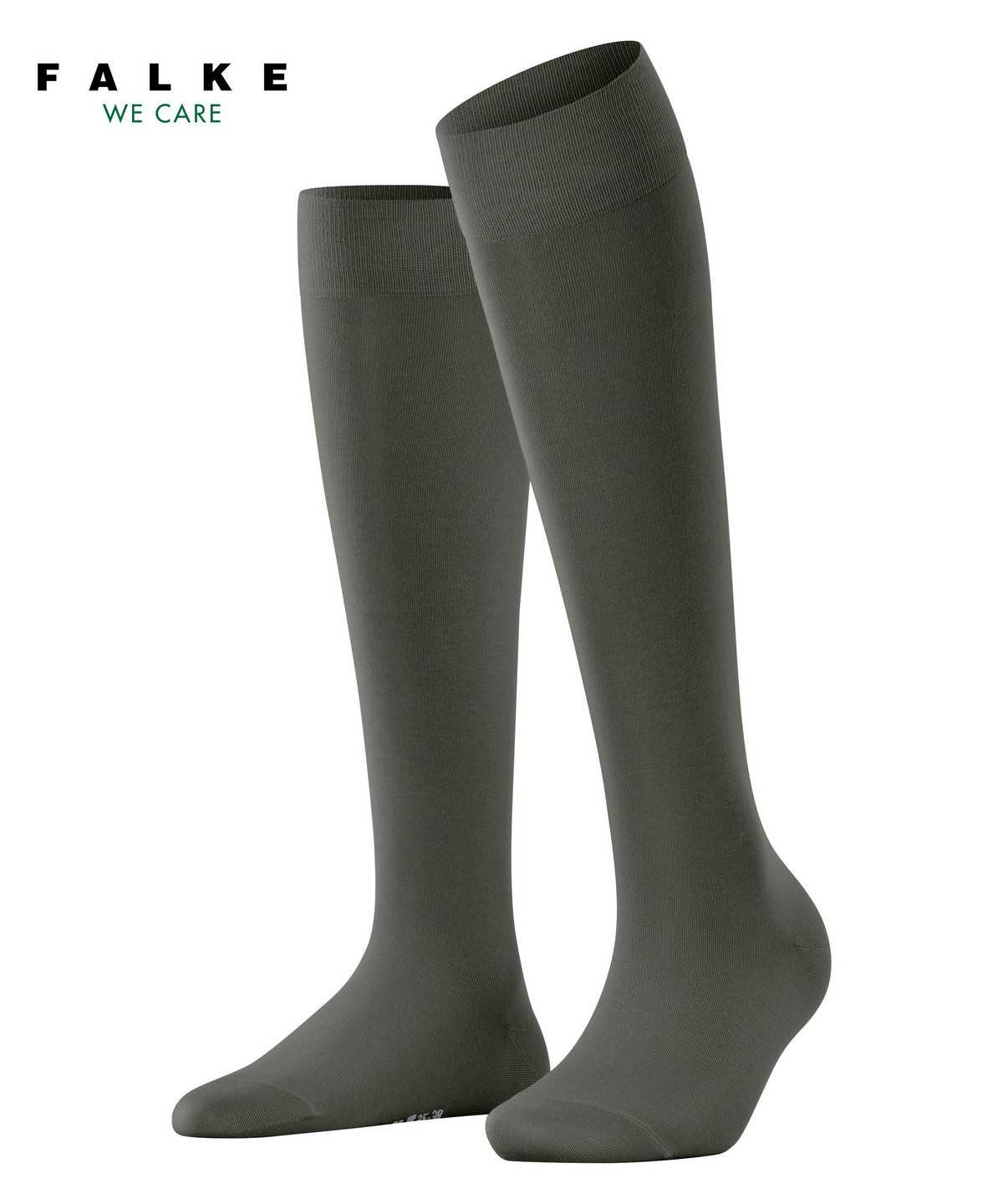 Women Falke Cotton Touch Knee-high Socks Socks Green | HSNRLZ428