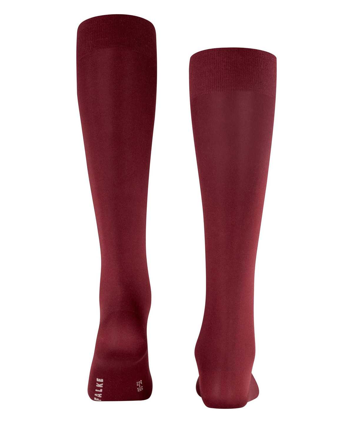 Women Falke Cotton Touch Knee-high Socks Socks Red | DJBXHL920