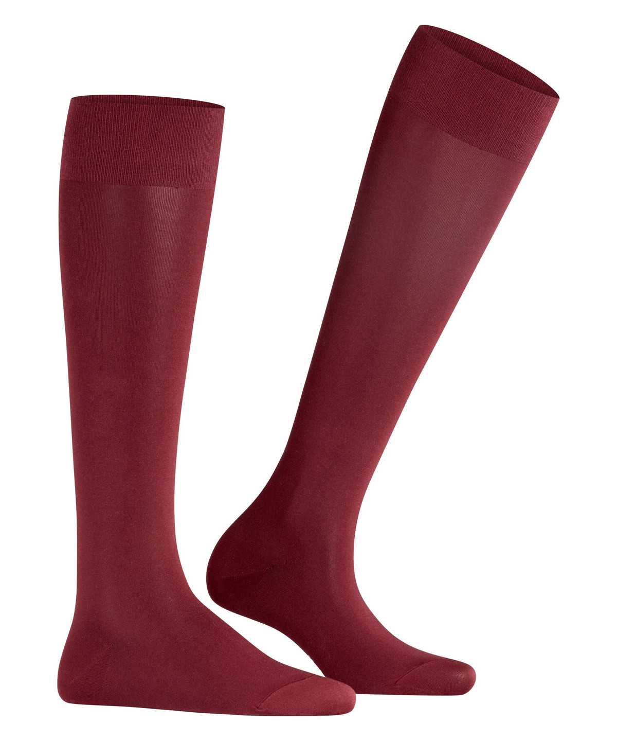 Women Falke Cotton Touch Knee-high Socks Socks Red | DJBXHL920