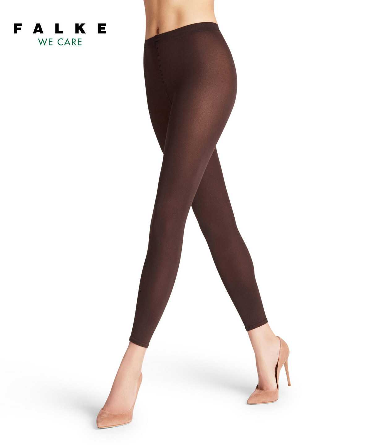 Women Falke Cotton Touch Leggings Leggings Brown | DNFITL682