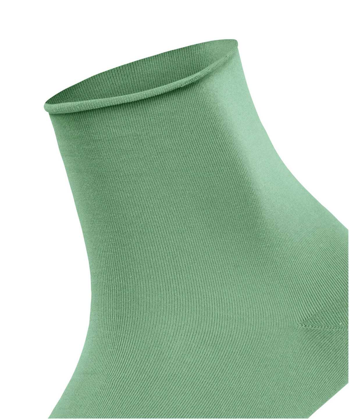 Women Falke Cotton Touch Short sock Socks Green | NUMVDY085