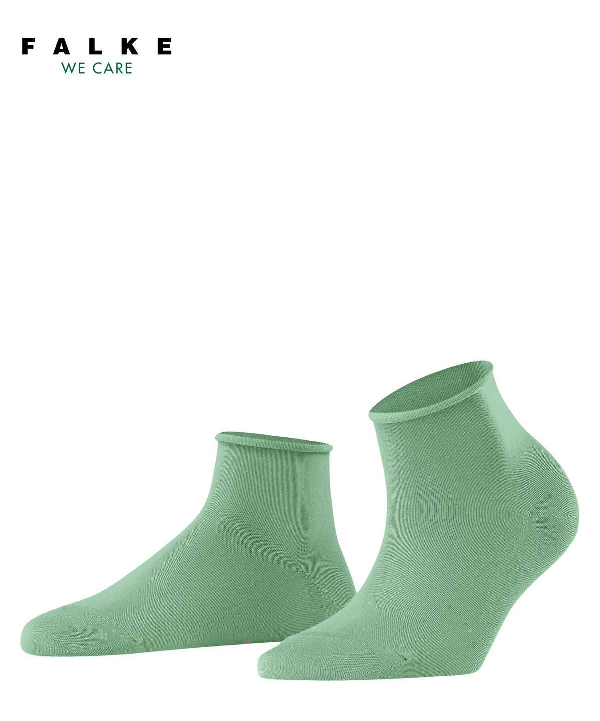 Women Falke Cotton Touch Short sock Socks Green | NUMVDY085