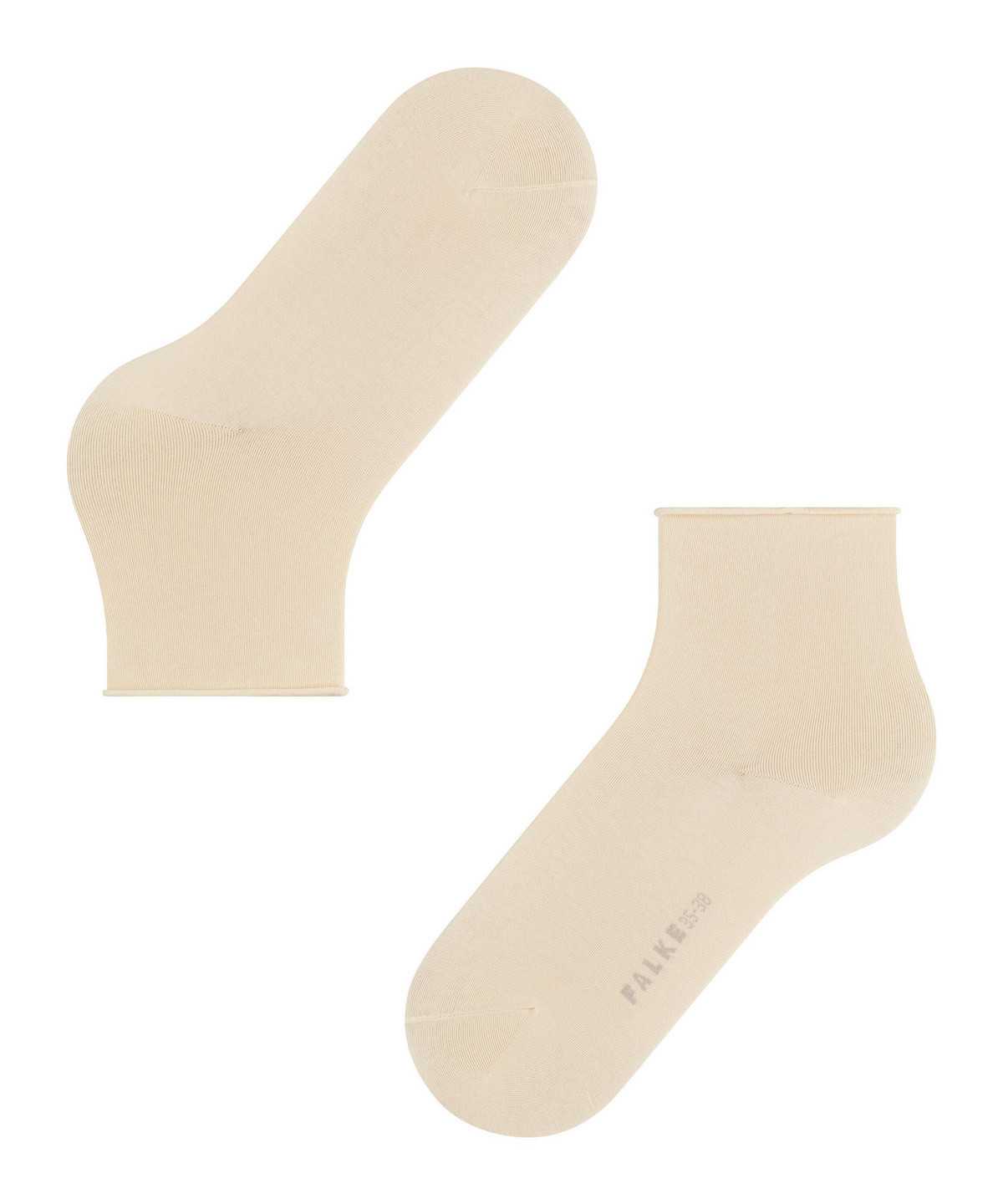 Women Falke Cotton Touch Short sock Socks Beige | VDNKZP546