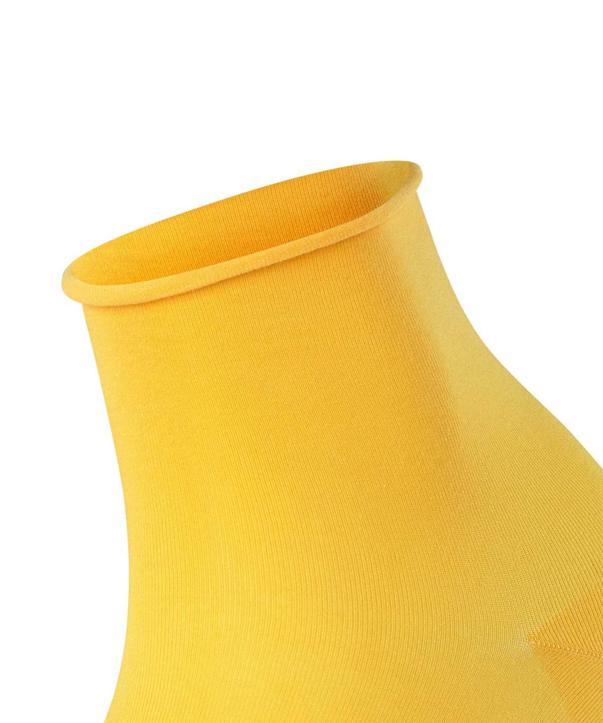 Women Falke Cotton Touch Short sock Socks Yellow | VDHZXL735