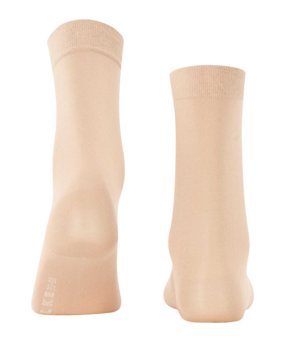 Women Falke Cotton Touch Socks Socks Beige | LMKZSJ374