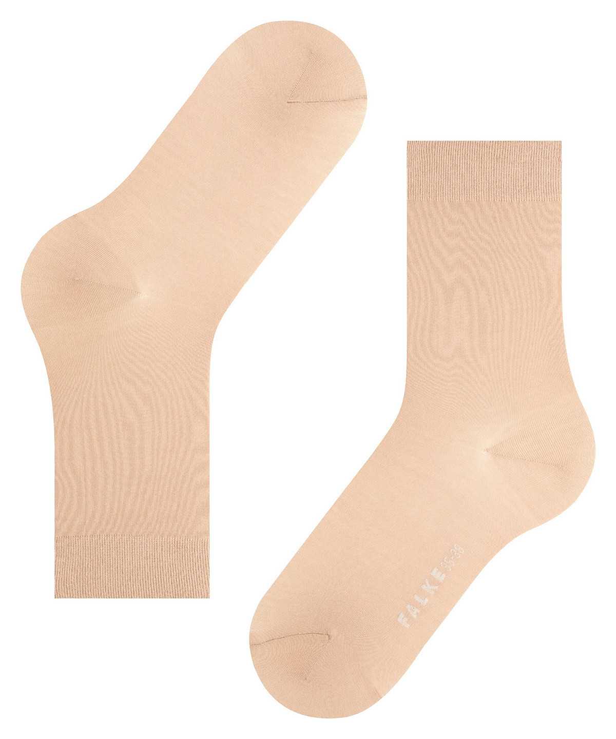 Women Falke Cotton Touch Socks Socks Beige | LMKZSJ374