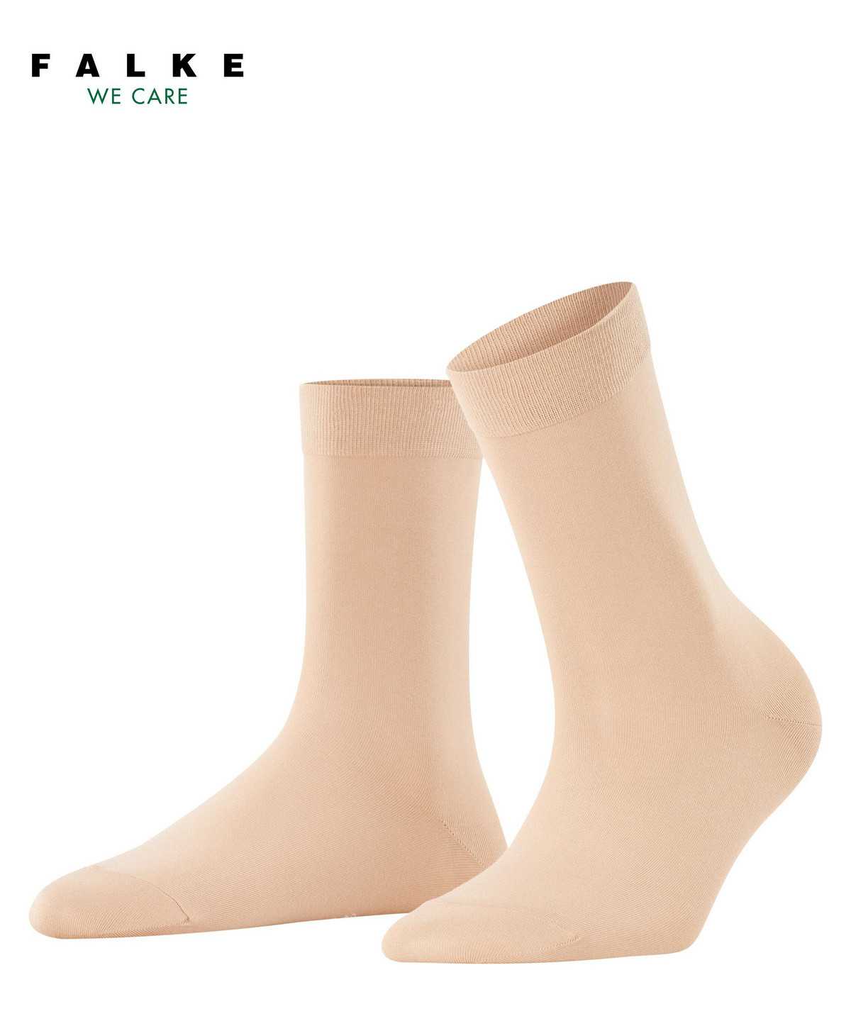 Women Falke Cotton Touch Socks Socks Beige | LMKZSJ374