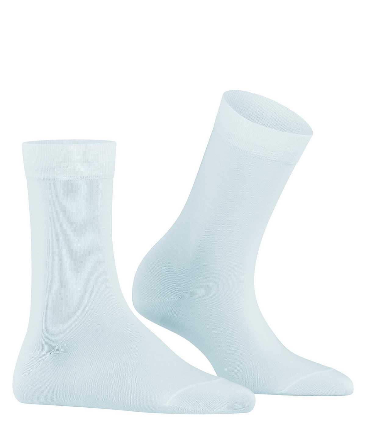 Women Falke Cotton Touch Socks Socks Blue | RYPNWV869