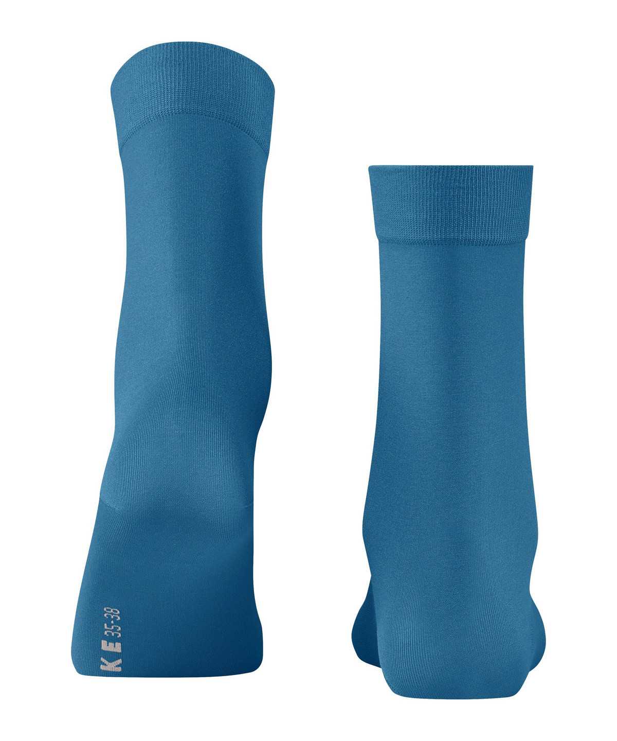 Women Falke Cotton Touch Socks Socks Blue | CYFWGT587