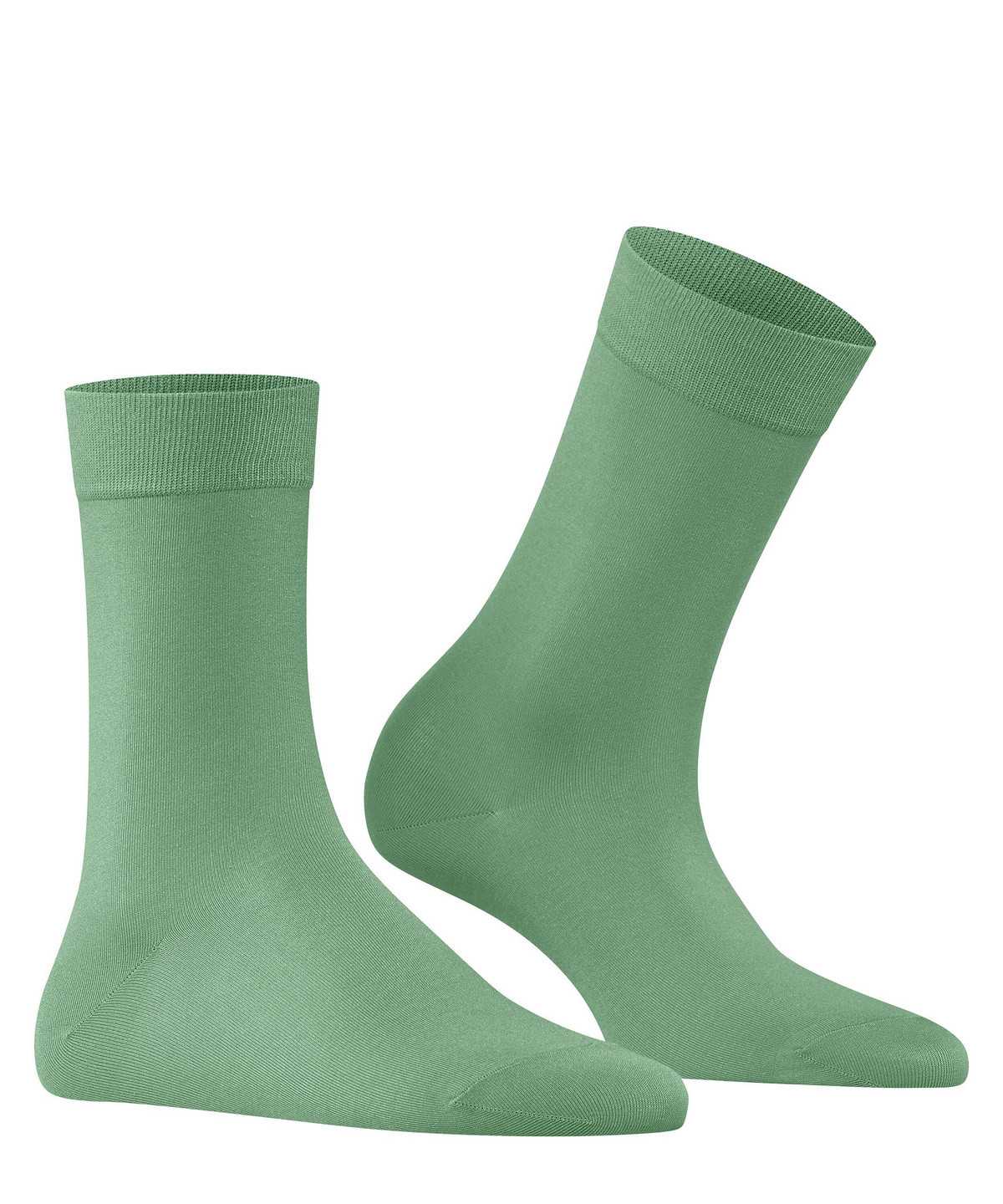 Women Falke Cotton Touch Socks Socks Green | QTHCUV954