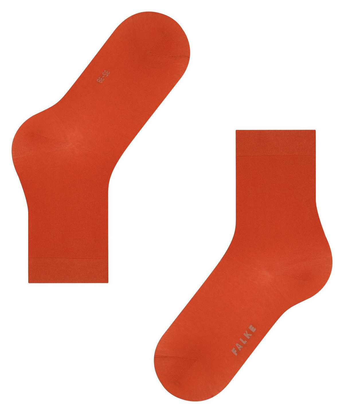 Women Falke Cotton Touch Socks Socks Orange | JRIEQL025