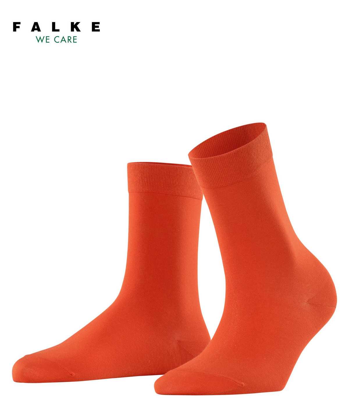 Women Falke Cotton Touch Socks Socks Orange | JRIEQL025