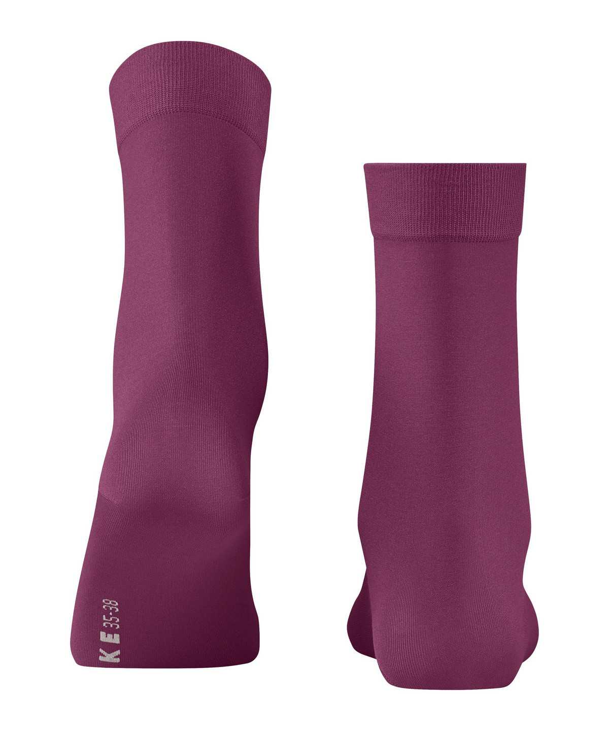 Women Falke Cotton Touch Socks Socks Purple | BOUJSQ036