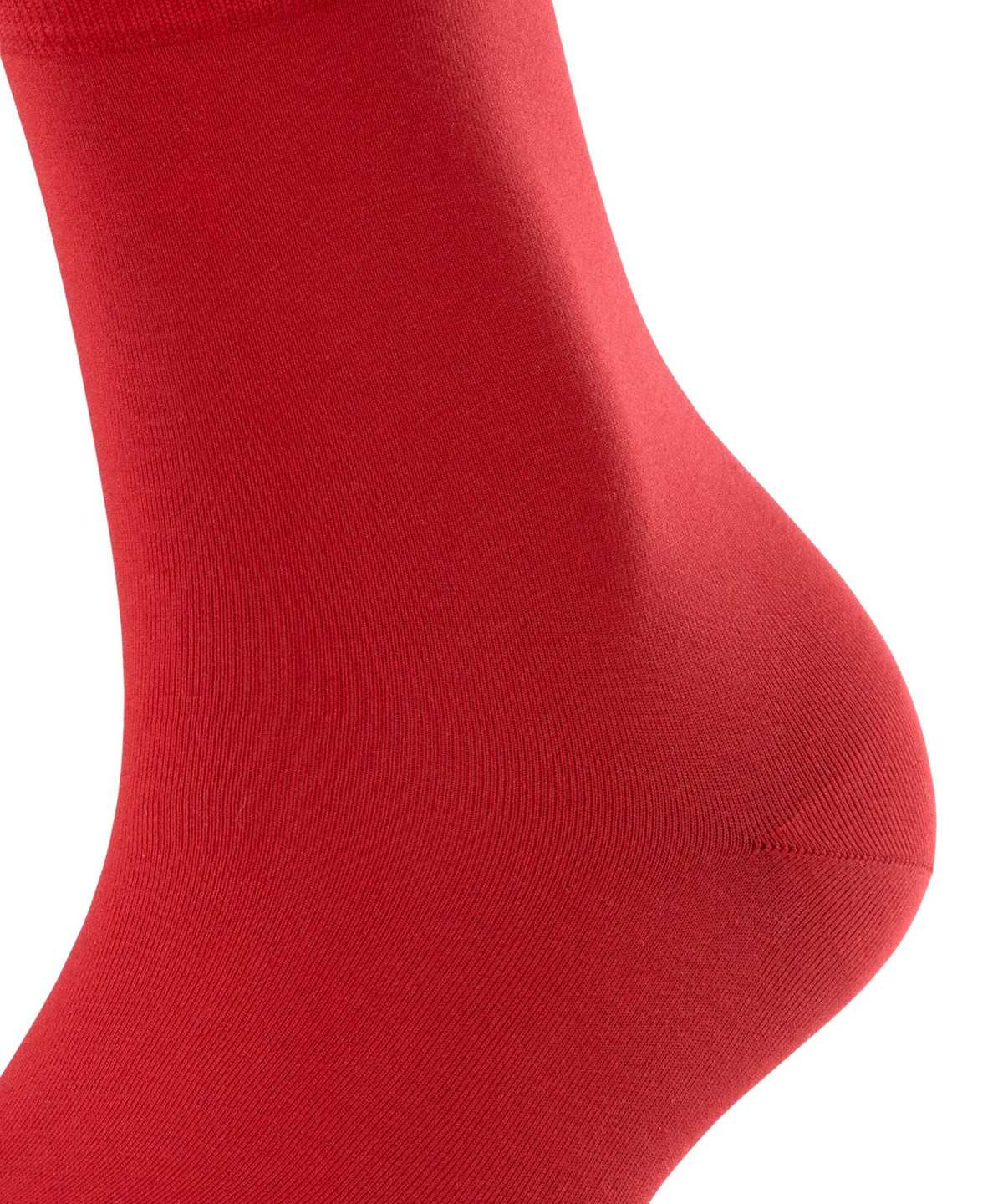 Women Falke Cotton Touch Socks Socks Red | BTJPWH967