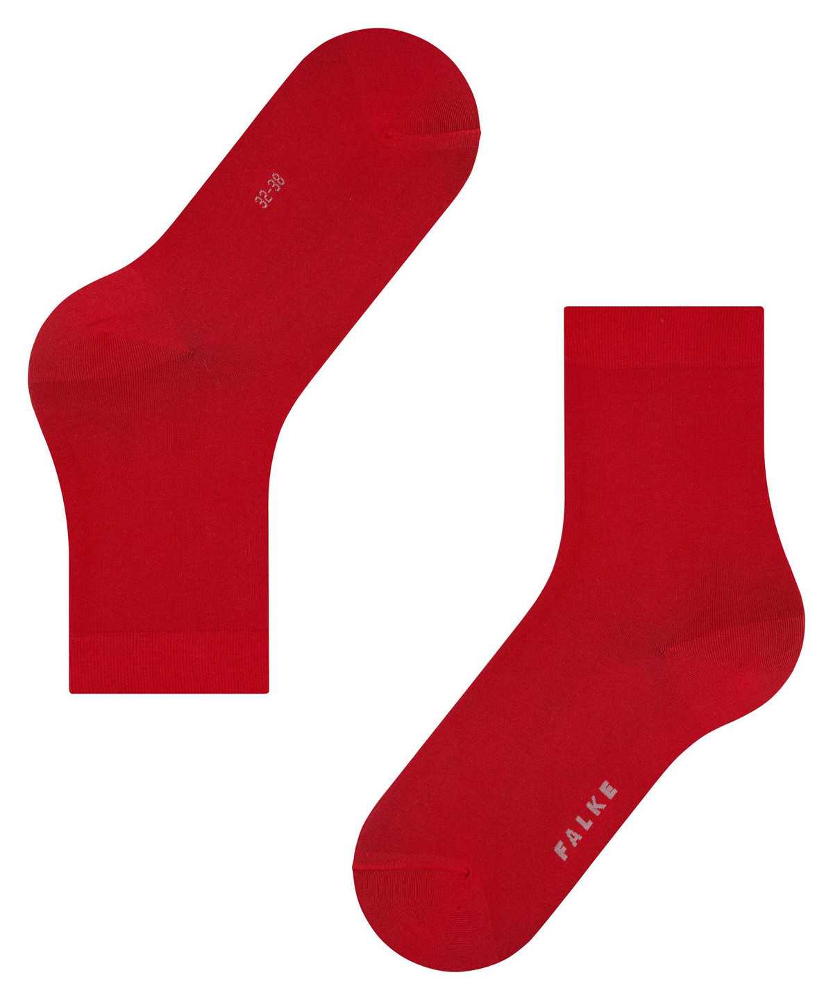 Women Falke Cotton Touch Socks Socks Red | BTJPWH967