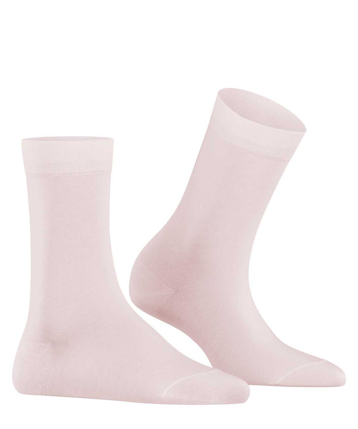 Women Falke Cotton Touch Socks Socks Rose | ULTWJZ047