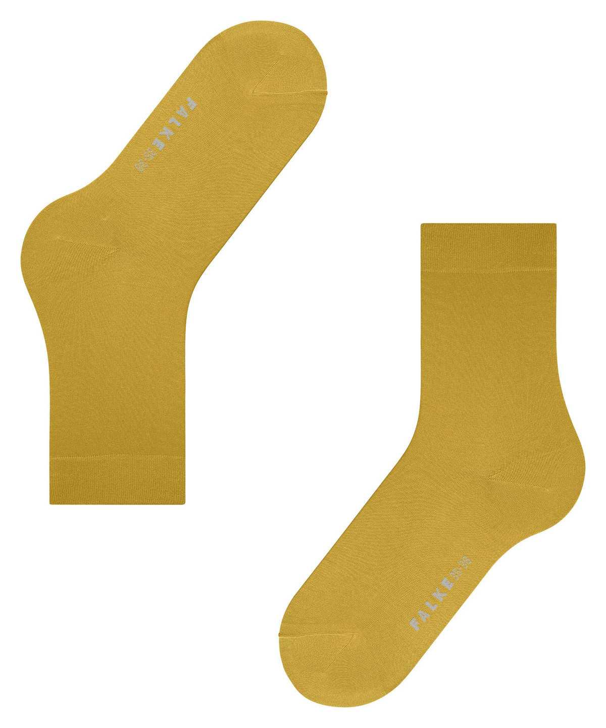 Women Falke Cotton Touch Socks Socks Yellow | PZANKX302