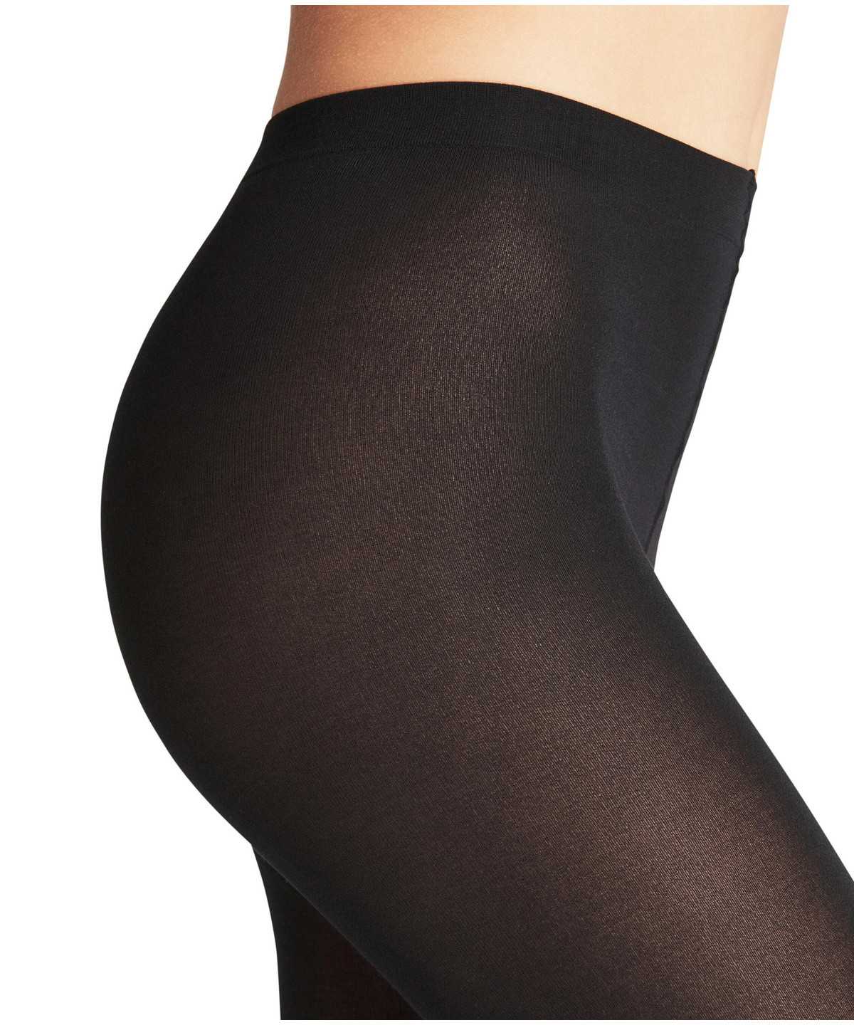 Women Falke Cotton Touch Tights Tights Black | ZGLNOD274