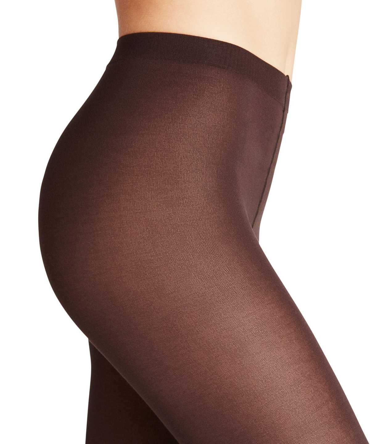 Women Falke Cotton Touch Tights Tights Brown | QVIAOJ278