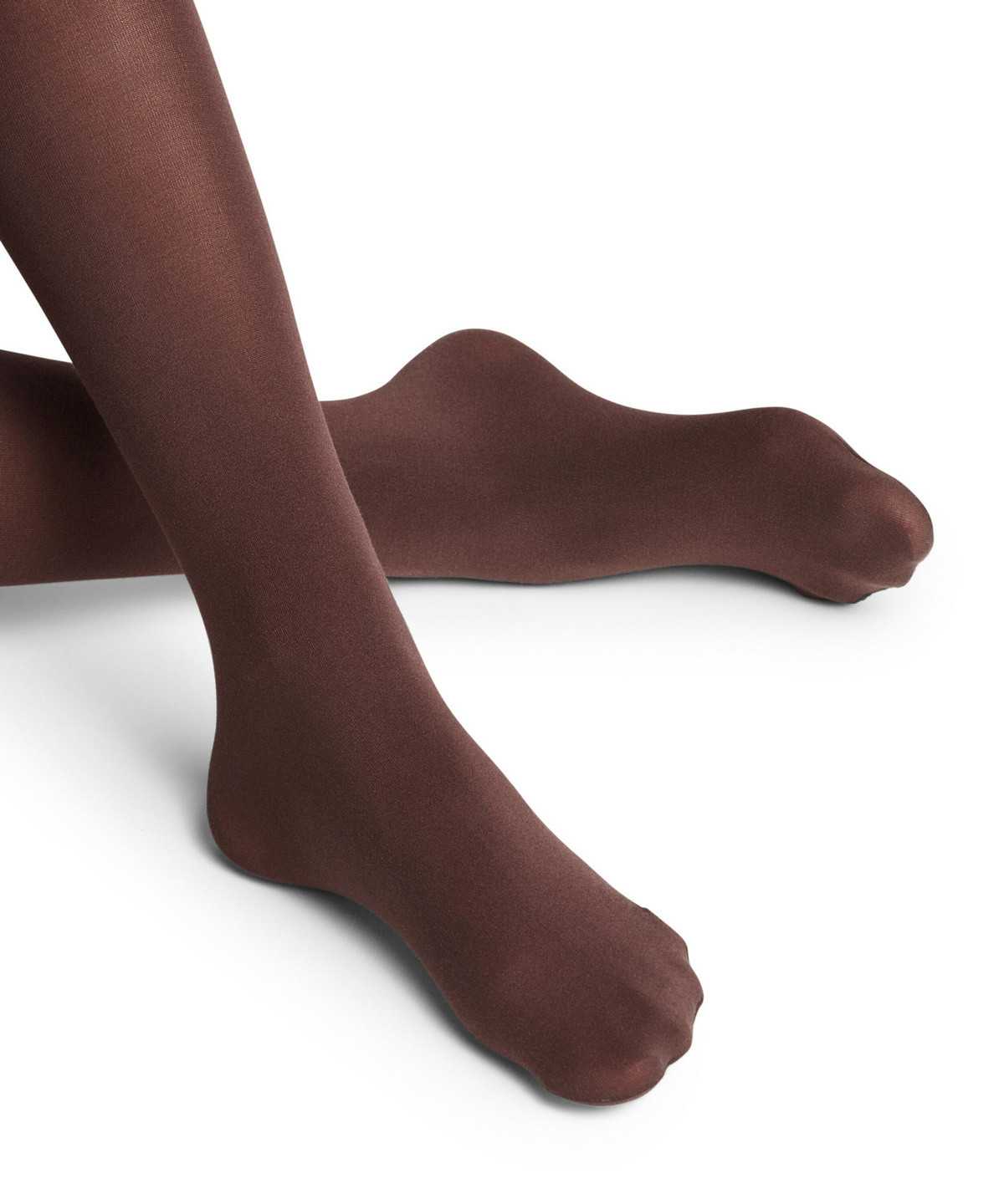 Women Falke Cotton Touch Tights Tights Brown | QVIAOJ278