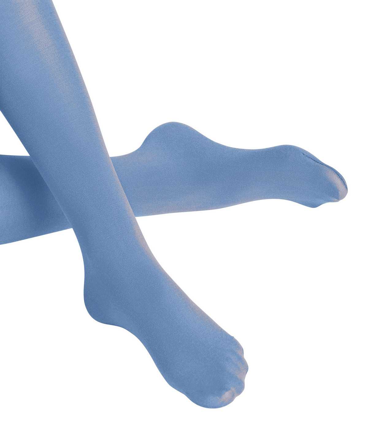 Women Falke Cotton Touch Tights Tights Blue | TLFICU194