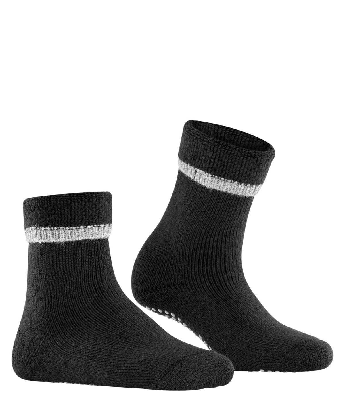 Women Falke Cuddle Pads House socks Socks Black | XVDQCF702