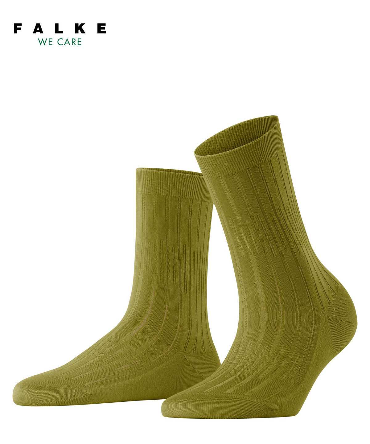 Women Falke Dash Rib Socks Socks Green | TVAHOL817