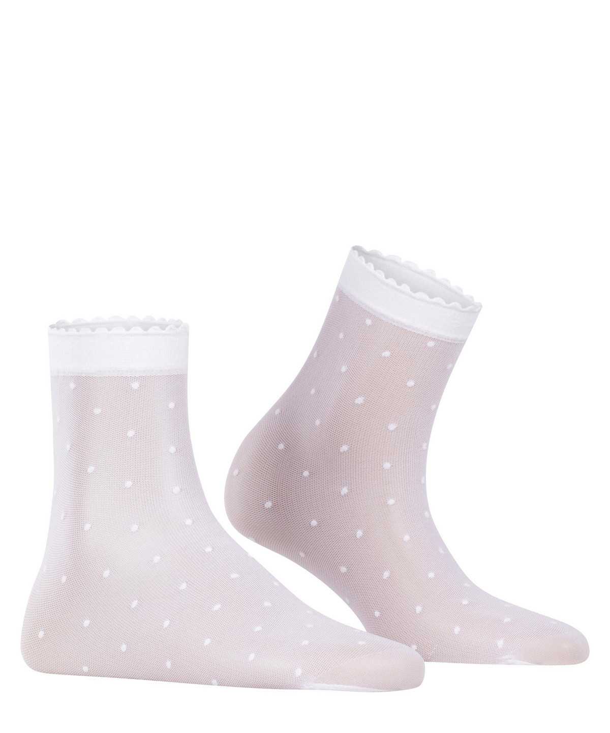 Women Falke Dot 15 DEN Ankle socks Socks White | EBIGQH718