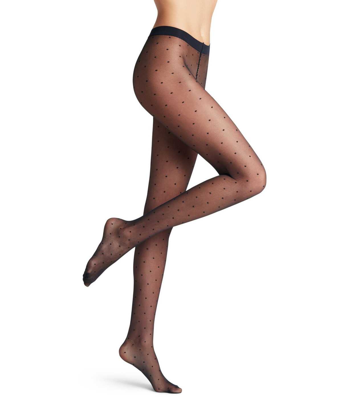 Women Falke Dot 15 DEN Tights Tights Blue | VQBWPN713