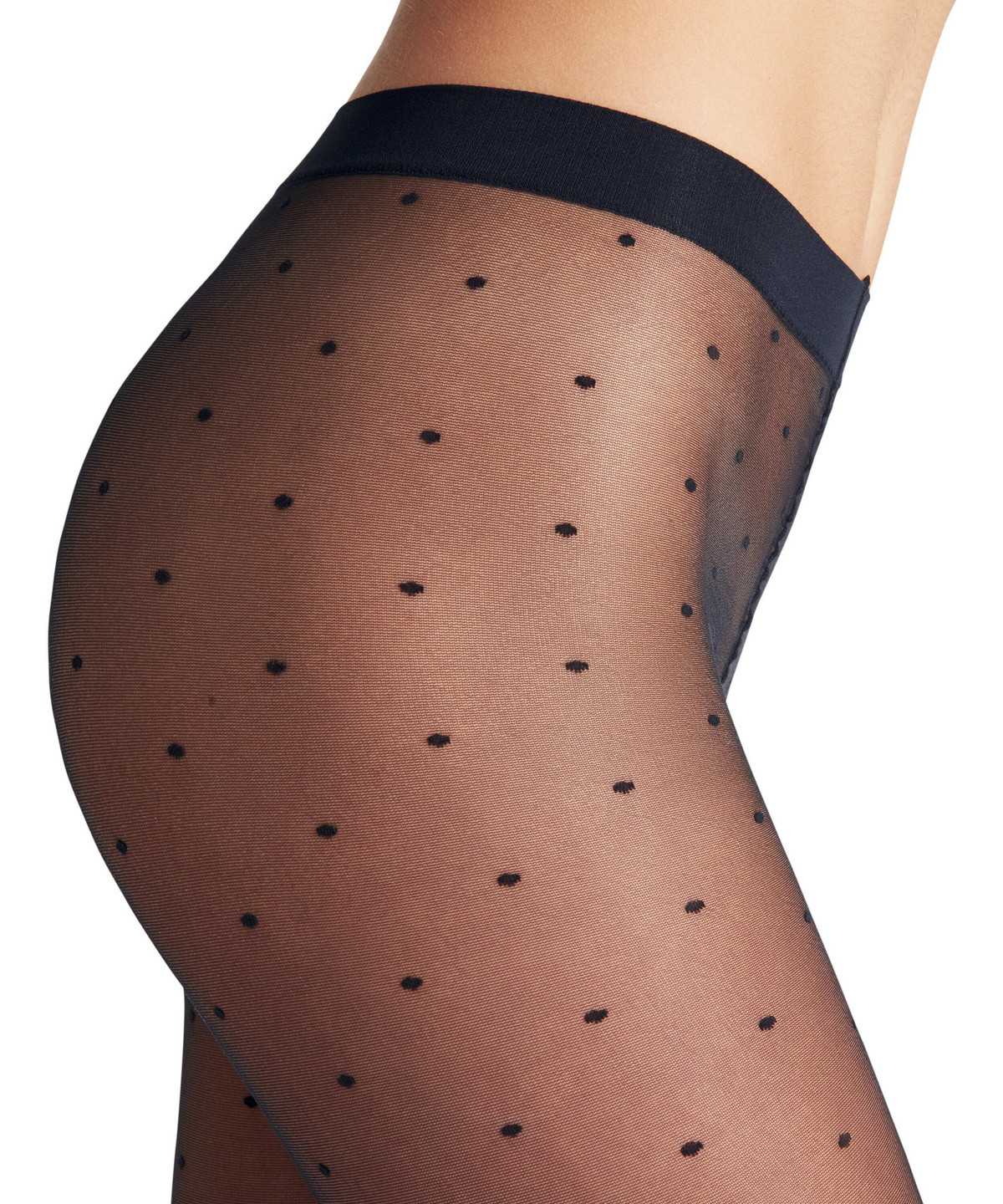 Women Falke Dot 15 DEN Tights Tights Blue | VQBWPN713