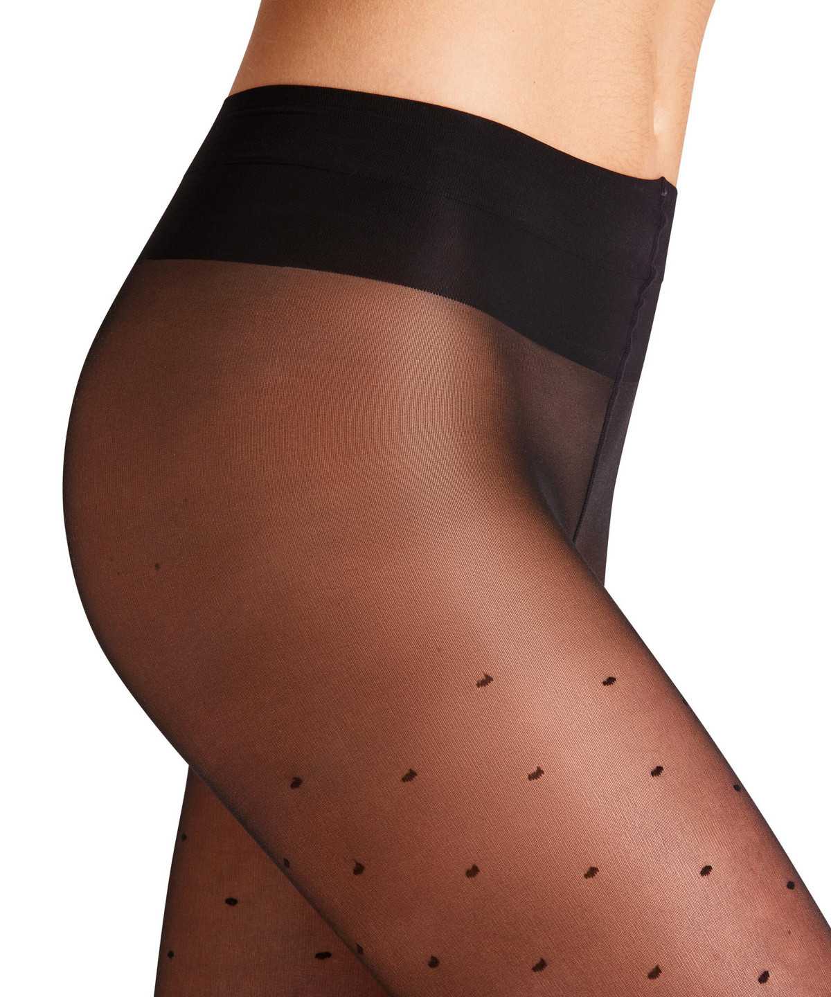 Women Falke Dot Vitalize 20 DEN Tights Tights Black | PBLZRD594