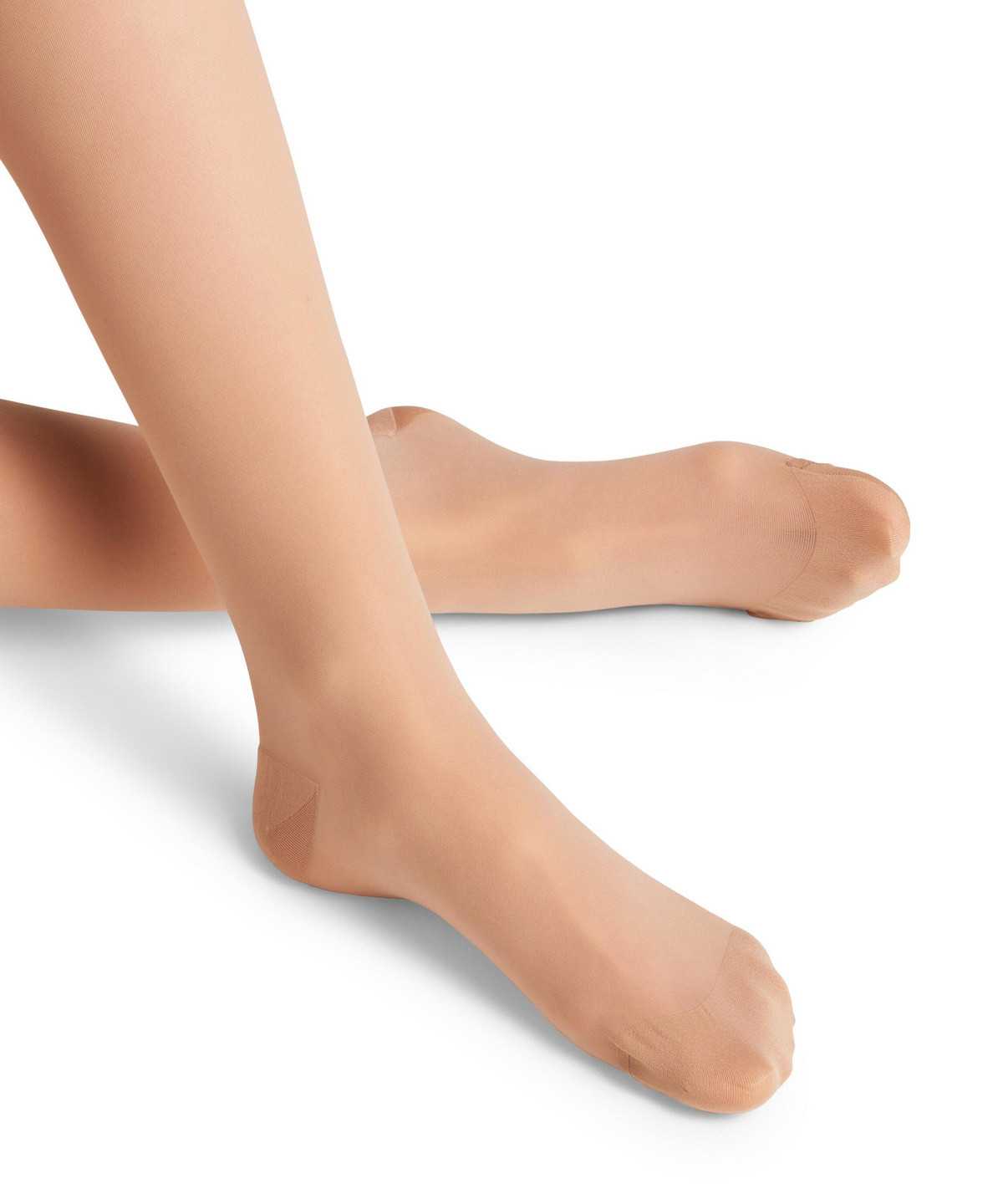 Women Falke Energize 30 DEN Knee-high Socks Socks Beige | NEQSVJ207