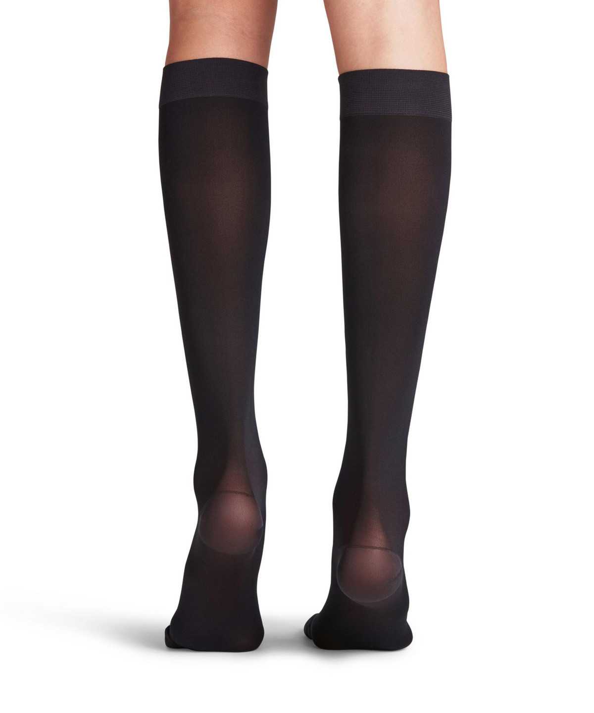 Women Falke Energize 50 DEN Knee-high Socks Socks Black | UQTOZC120