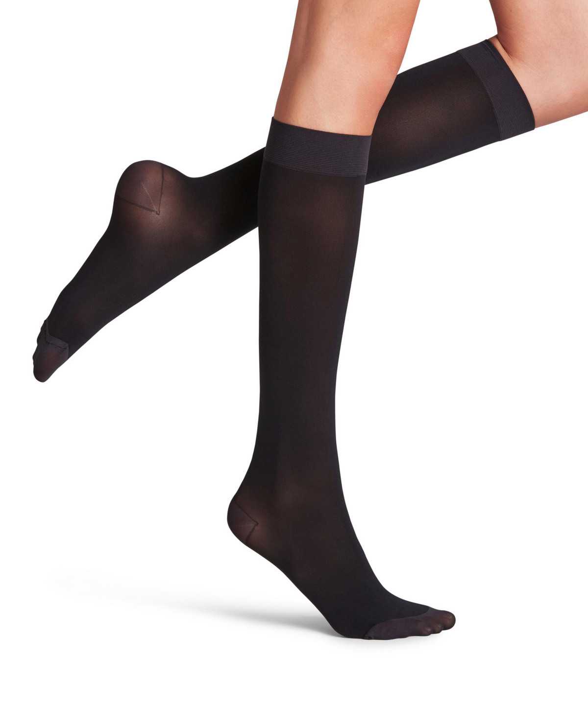 Women Falke Energize 50 DEN Knee-high Socks Socks Black | UQTOZC120