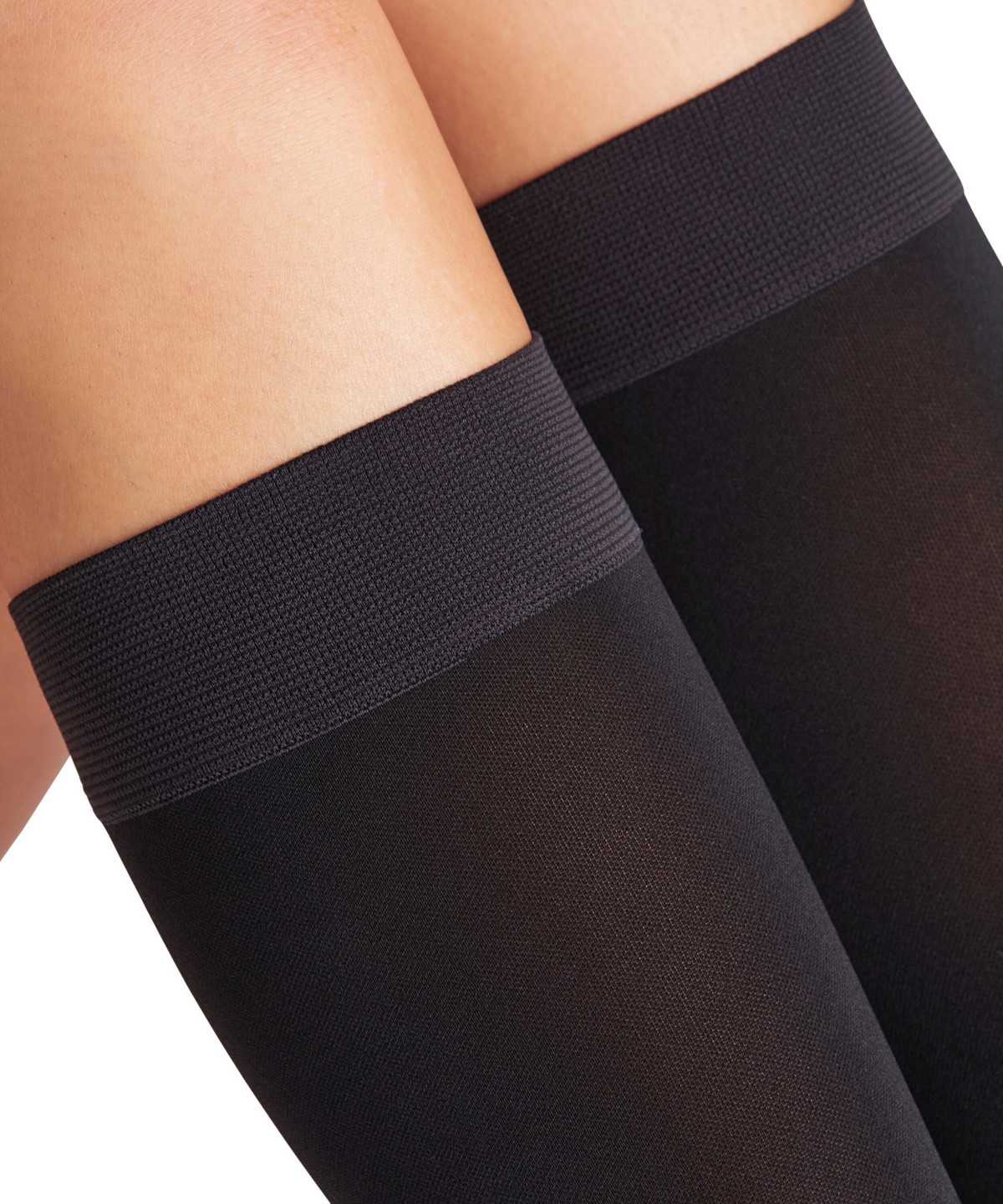 Women Falke Energize 50 DEN Knee-high Socks Socks Black | UQTOZC120