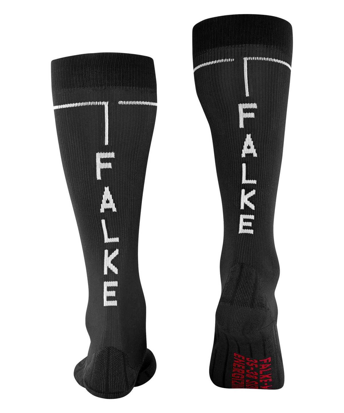 Women Falke Energizing Knee-high Socks Health Sports Socks Black | ZRQXAT360