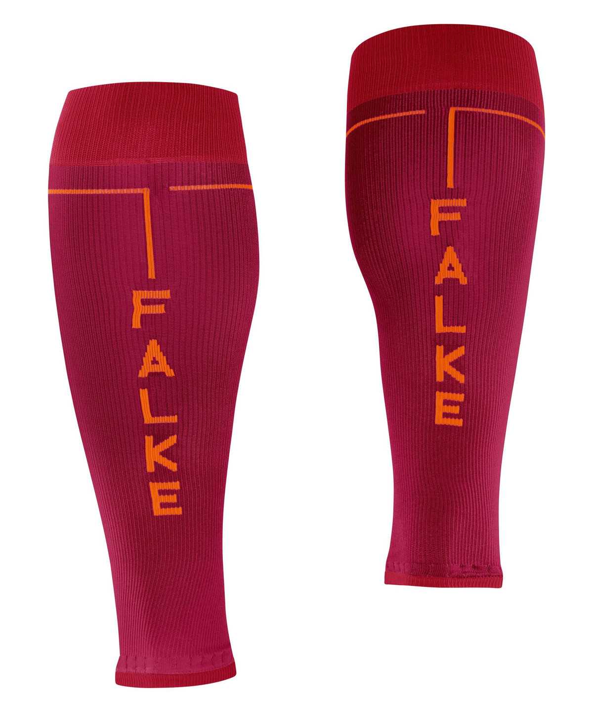 Women Falke Energizing Tube Sleeves Sports Socks Red | ZJDNAO561