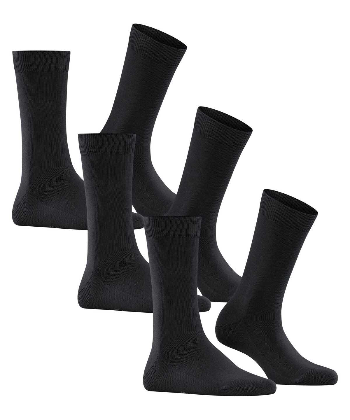 Women Falke Family 3-Pack Socks Socks Black | MKGUTW671