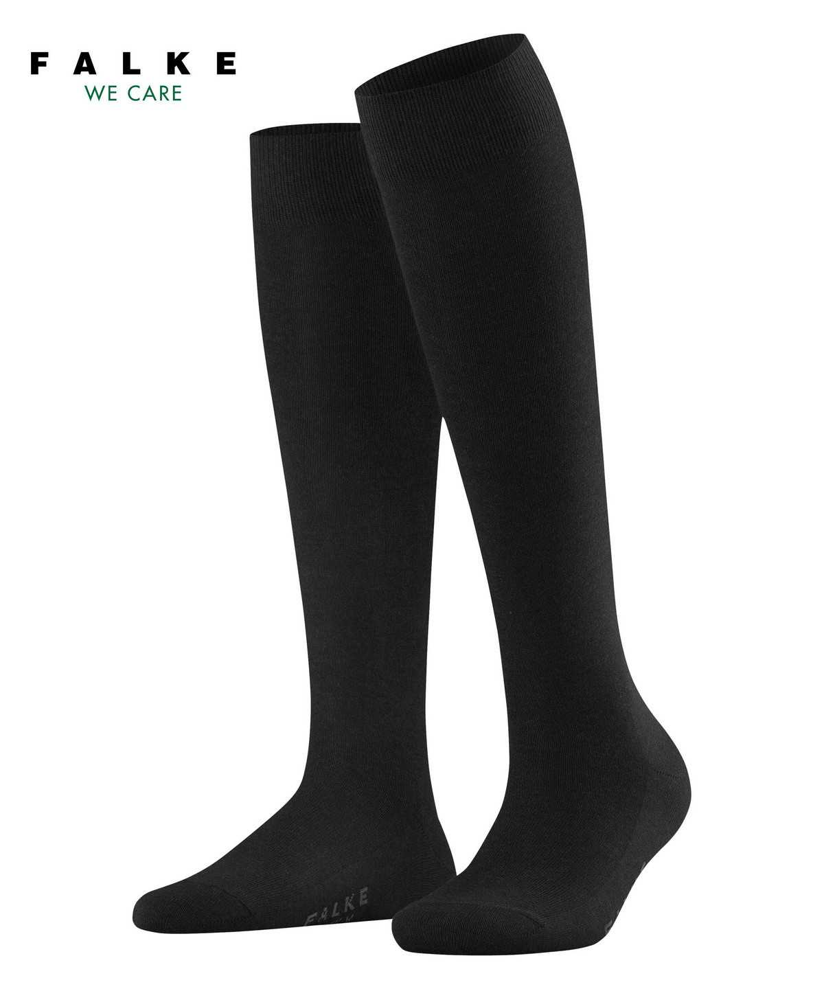 Women Falke Family Knee-high Socks Socks Black | MAFKZC971