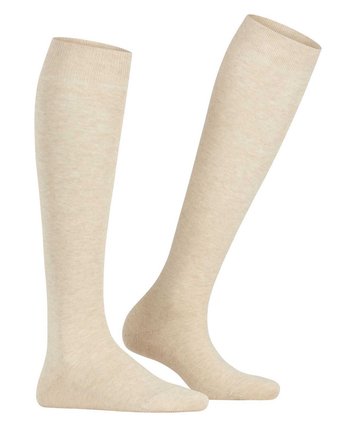 Women Falke Family Knee-high Socks Socks Beige | UOLCXZ098